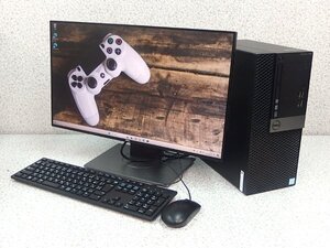 ■※ 【歳末セール開催中】 DELL/デル OptiPlex 7040 Corei7-6700/メモリ8GB/HDD1TB/GT 1030 + 24型液晶モニター U2417H 動作確認済