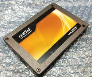 【中古パーツ】2.5 SATA SSD 1台　正常 crucual C300-CTFDDAC064MAG 64GB 使用時間2825H ■SSD3136