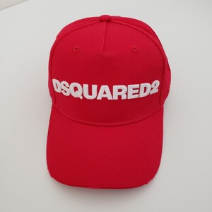 新品/未使用　DSQUARED2 CAP キャップ　赤