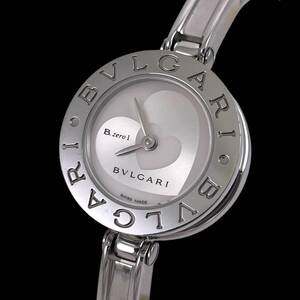 24L086　ブルガリ　BVLGARI　BZ22S　ビーゼロワン　B.zero1　レディース腕時計　現状品　クォーツ　バングルウォッチ　プッシュ式　１円～