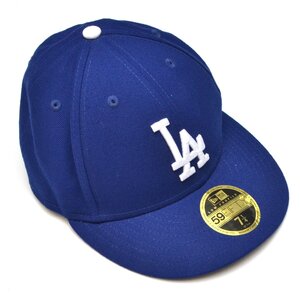 NEW ERA ニューエラ PC 59FIFTY ロサンゼルス ドジャース ダークロイヤル スノーホワイト 57.7cm メンズ キャップ 帽子 M963721