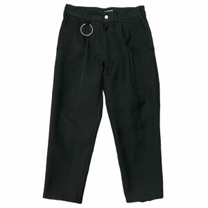 KIDILL キディル　Zip Detail Trouser ブラック サイズ表記無