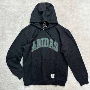 【格安送料】adidas Lサイズ アディダス パーカー スウェット デカロゴ ビッグロゴ フーディ 人気 定番 トップス フレンチテリー 正規品