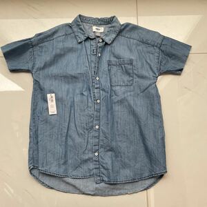 美品　OLD NAVY 半袖シャツ デニム風　女の子　定価1690円