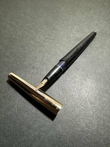 ★コレクター必見！！ PILOT SUPER70V パイロット 筆先純正 万年筆 ゴールドカラー 文房具 雑貨 筆記具 ペン 取説 ビンテージ F090802