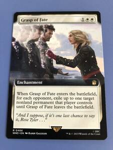 【AG-MTG】(466)■拡張アート■《命運の掌握/Grasp of Fate》[WHO-BF] 白　英語版　1枚