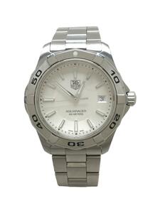 TAGHeuer◆アクアレーサー_300M_QZ_SS_40mm/アナログ/チタン/SLV/SLV