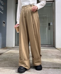 「CIAOPANIC TYPY」 チノパンツ MEDIUM ベージュ レディース