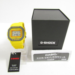 未使用 CASIO カシオ G-SHOCK G-ショック DW-5610Y-9JF デジタル 腕時計 20気圧防水 ▼AC23672