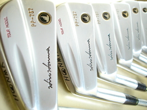 本間ゴルフ◆◆ 最高峰 PP-737 TOUR MODEL FORGED 左・マッスル仕様 ◆◆超希少・特注レフティ!!!