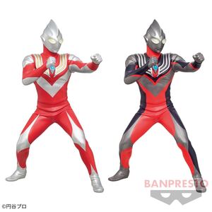 未開封2種★ウルトラマンティガ 英雄勇像 ウルトラマンティガ （パワータイプ＆ティガトルネード） フィギュア