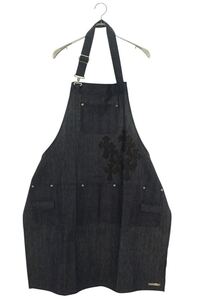 クロムハーツ エプロン CEMETERY CROSS APRON セメタリークロスパッチデニムエプロン 中古 GZ11