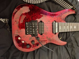 Schecter USA Apocalypce RED REGIN ７弦ギター　感動品！ストラップロック　ケース　ストラップ　付き