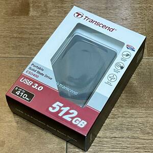 Transcend 外付けSSD 512GB USB3.0 MLC TS512GESD400K