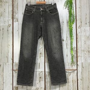 ☆Wrangler ラングラー☆デニム ジーンズ ブラック グレー メンズ W31 ストレート テーパード 柔らかめ [送料無料☆匿名配送] L3955