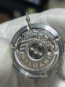 【可動品】BVLGARI ブルガリ 自動巻き GMT ムーブメント Cal.312-TEET 風防付き【現状】№64331