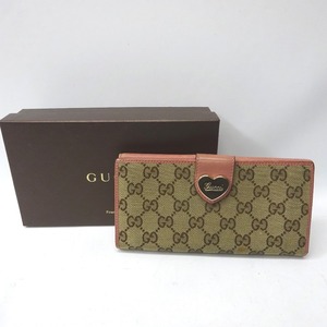 Ft603913 グッチ 長財布 ラウンドファスナー長財布 206650 レディース GUCCI 中古