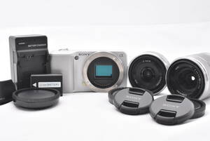 SONY ソニー α NEX-3 / E 18-55mm F3.5-5.6 OSS / E 16mm F2.8 カメラレンズキット (t7751)