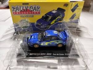 ラリーカーコレクション 1/64 IMPREZA WRC 2002 Tour de Corse #11P.Solberg Subaru スバル インプレッサ ミニカー