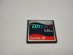 1GB　SanDisk　ultraⅡ　CFカード フォーマット済み　メモリーカード　コンパクトフラッシュカード