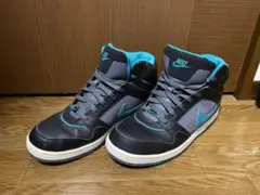 Nike エアシリーズ ハイカットスニーカー ブラック　グリーン？ターコイズ？