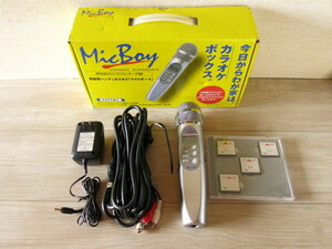 【現状渡し】MicBoy ハンディカラオケ 別売ソフト4本 家庭用 テレビ接続 修理 部品取り