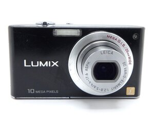 ★ハローカメラ★1円スタート★4686 Panasonic DMC-FX35 B.FJ8EC005056 1010万画素 【付属品：有り】：動作品：現状　即決