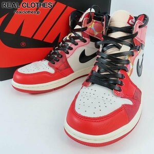 NIKE/ナイキ AIR JORDAN 1 RETRO HI/エアジョーダン レトロ ハイ OG Spider-Man/スパイダーマン DV1748-601/25.5 /080