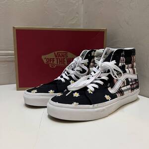 VANS ヴァンズ SK8-HI Floral Plaid Patch ハイカットスニーカー VN0A7Q5NUUW size27【代官山07】