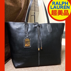 65Y241206D 超美品 RALPH LAUREN ラルフローレン メンズ バッグ 検 ビジネス トートバッグ ショルダー ブリーフケース レザー