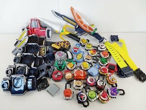 [BR-434] 仮面ライダー鎧武 なりきりアイテム おもちゃ まとめ売り ジャンク DX戦極ドライバー DXゲネシスドライバー DX無双セイバー 他