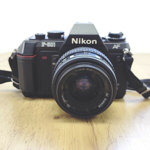 R-00813 Nikon MF-19 F-501 ニコン フィルムカメラ 35-70mm 1:3.3-4.5 一眼レフ カメラ 動作未確認 04