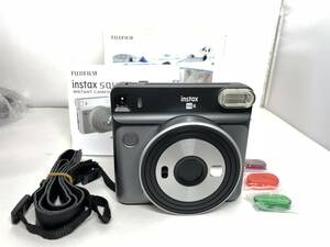 新品級 FUJIFILM instax SQUARE SQ 6 「チェキ」グラファイトグレー