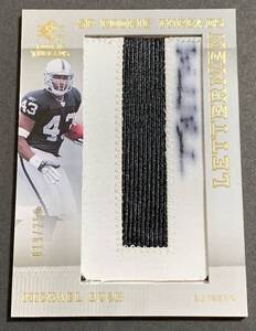 2007 Upper Deck SP Rookie Threads Football Lettermen Michael Bush Auto /250 135 RC Raiders NFL サイン　ルーキー　カード