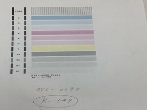 No.K599プリンターヘッド ジャンク QY6-0090 CANON キャノン 対応機種：TS8030 TS9030 TS8130