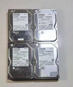 KN3454 【中古品】4個セット TOSHIBA DT01ACA050 HDD 500GB