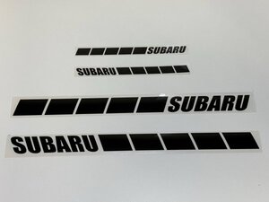 (SID00) SUBARU サイドラインステッカー カッティングステッカー 切り文字 4枚セット（2411） スバル レイバック サンバートラック　BRZ