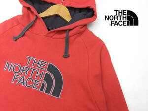 ■THE NORTH FACE■スウェットパーカー 赤 Lサイズ 胸ロゴプリント ノースフェイス