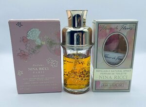 ■【YS-1】 香水 ■ ニナリッチ Nina Ricci ■ フルールドフルール EDT 48ml PDT 6ml パルファム 7.5ml ■ 3点セット 【同梱可能商品】F