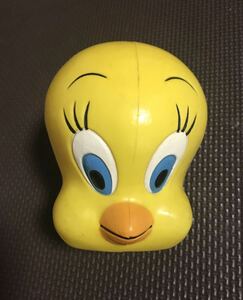 【レア】☆トゥイーティー☆フェイス貯金箱 フィギュア ルーニーテューンズ ワーナーブロス Tweety トゥイティー【可愛い】レトロ