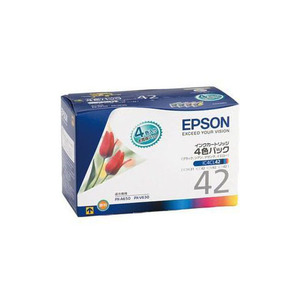 EPSON 純正インクカートリッジ 4色セット IC4CL42 /l