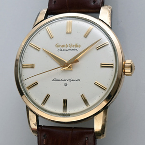 グランドセイコー ファーストモデル 浮きロゴ文字盤 手巻 ２５石 クロノメーター 獅子メダル Grand Seiko Chronometer J14070E 稼動確認済