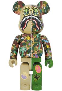 Be@rbrick Steven Harrington BAPE SHARK GREEN 1000%ベアブリック スティーブン ハリントン ベイプ シャーク グリーン 1000% NIGO ニゴー