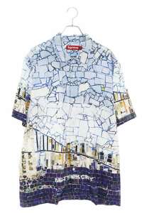 シュプリーム 半袖シャツ 24SS Mosaic S/S Shirt サイズ:XL モザイク半袖シャツ 中古 HJ12