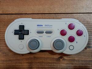 訳アリ品 8BitDo SN30 Pro Bluetooth コントローラー Gクラシックバージョン ホール効果ジョイスティック採用モデル 正規品 美品