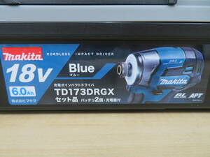 未開封 makita TD173DRGX 充電式 インパクトドライバ 18V 6.0Ah マキタ インパクトドライバー ブルー セット 激安1円スタート