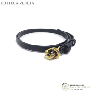 ボッテガ ヴェネタ （BOTTEGA VENETA） ノット ベルト レザー 90cm 743753 ブラック（新品）