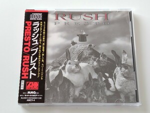 【CSR刻印/マト1/89年旧規格盤】RUSH / PRESTO 帯付CD ワーナー/MMG AMCY4 13th名盤,Neil Peart,Geddy Lee,Alex Lifeson,Rupert Hine,