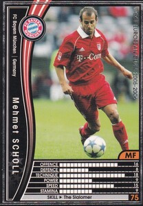 PANINI WCCF EUROPEAN CLUBS 2005-2006 Bayern Munchen バイエルンミュンヘン　メーメット　ショル　パニーニフットボールリーグ　139/336