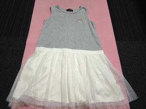 pom ponette ポンポネット ワンピース サイズ L 160センチ　キッズ　ジュニア　女の子　ノースリーブ